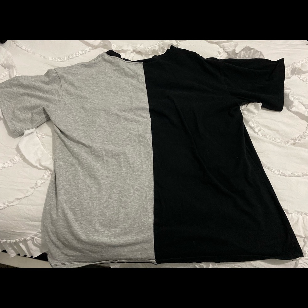 Black and Gray t shirt